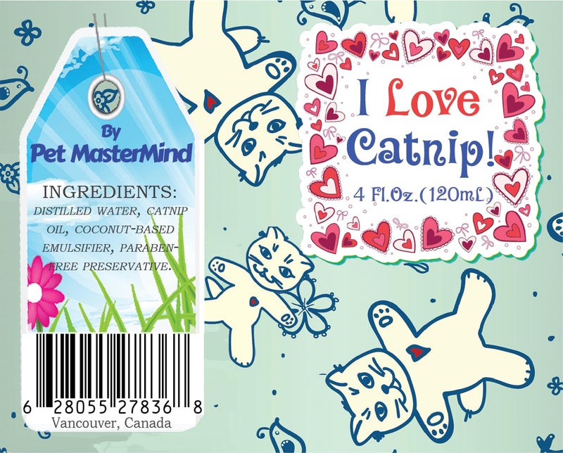 Pet MasterMind I Love Catnip Spray for Cats - Ideal Mess-Free Catnip Spray for Indoor Cats Catnip - Image 2